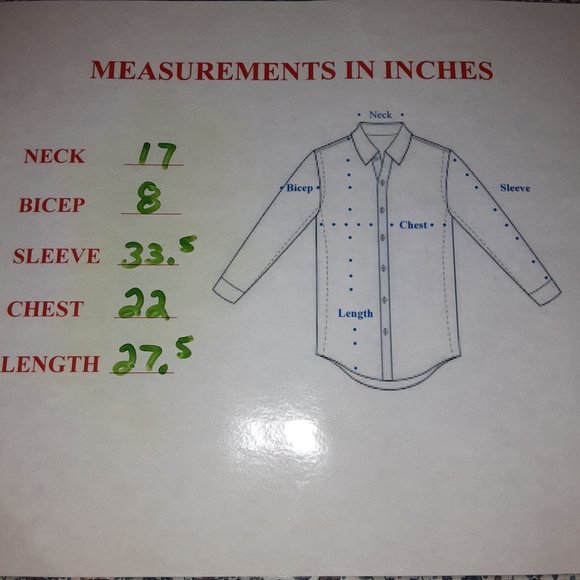 Joseph Abboud Dress Shirt - White with Floral Pattern - Men's Size Large - Picture 10 of 11